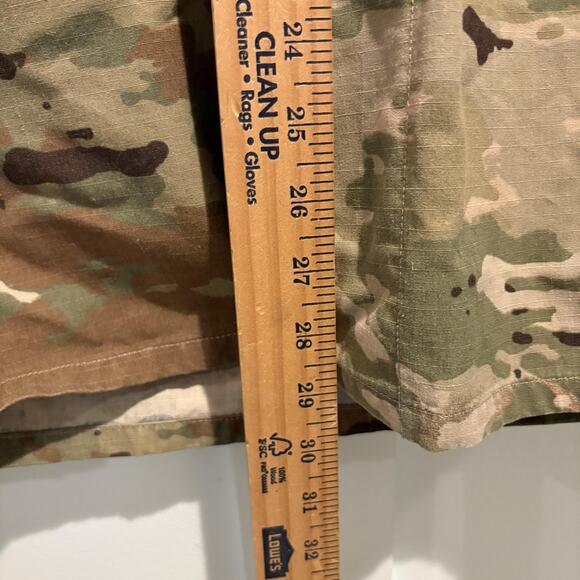 US Army Combat Uniform Jacket Mens Large Long Multicam Camo Tactical Coat 8415-0 - Picture 10 of 14